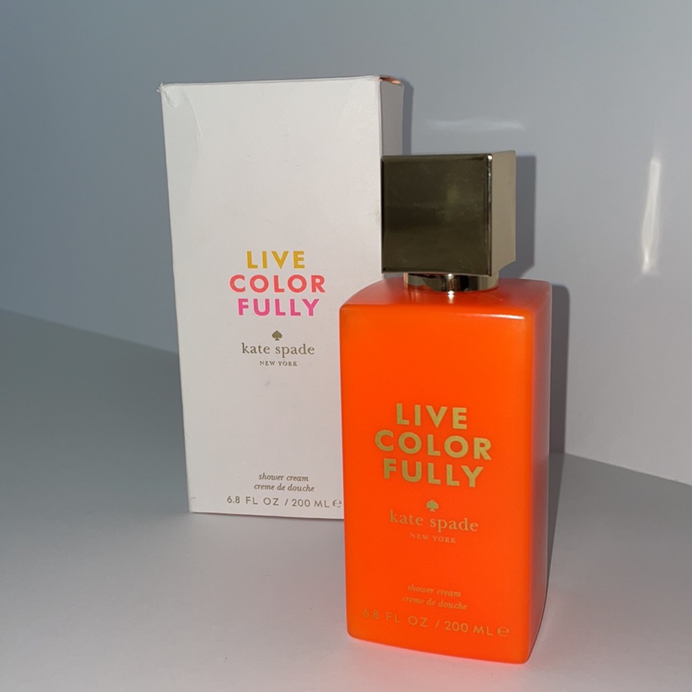 NIB Kate Spade Live Colorfully Shower Cream